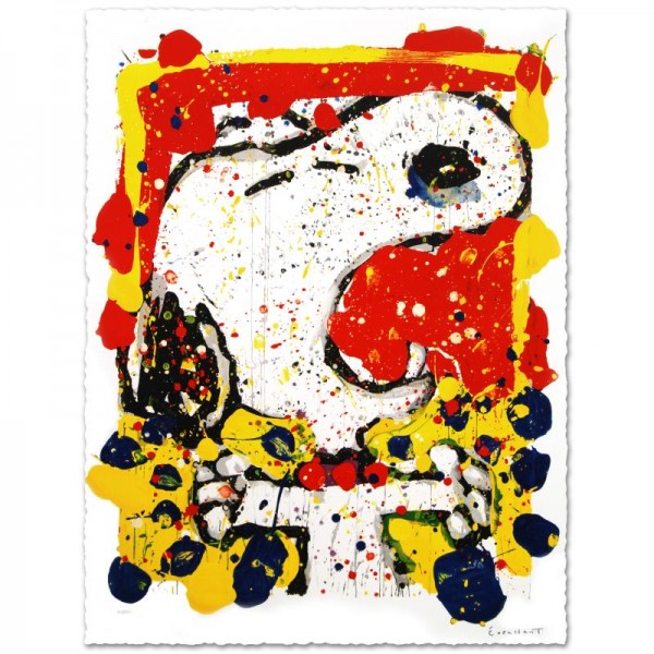 Squeeze the Day-Friday Limited Edition Hand Pulled Original Lithograph (28" x 35") by Renowned Charles Schulz Protege