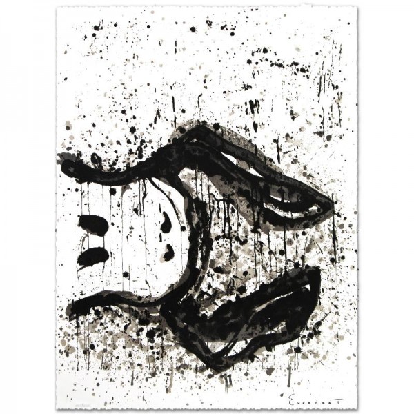 Watchdog 3 O'Clock Limited Edition Hand Pulled Original Lithograph by Renowned Charles Schulz Protege