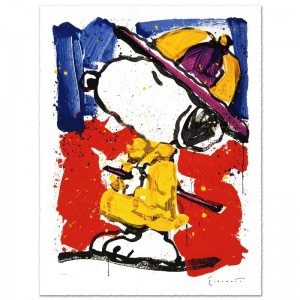 Prada Puss Limited Edition Hand Pulled Original Lithograph by Renowned Charles Schulz Protege