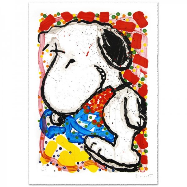 Hip Hop Hound Limited Edition Hand Pulled Original Lithograph (30" x 47") by Renowned Charles Schulz Protege