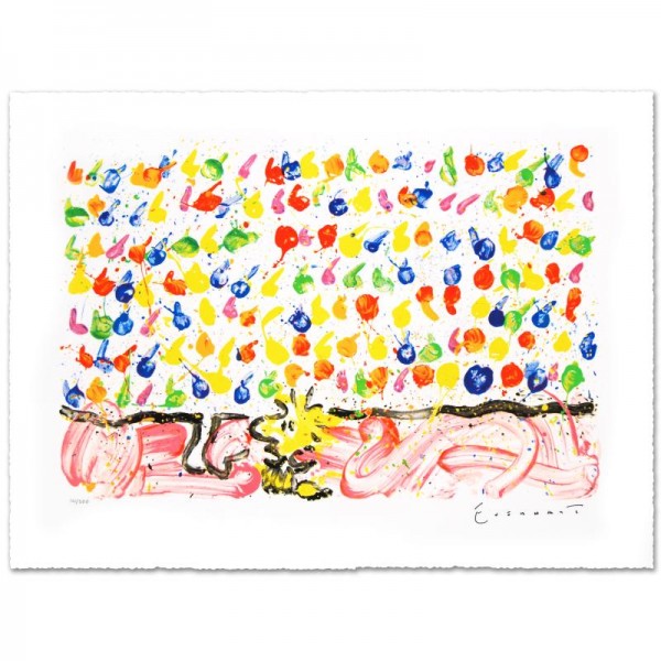 Tweet Tweet Limited Edition Hand Pulled Original Lithograph by Renowned Charles Schulz Protege