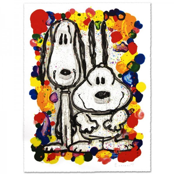 Wait Watchers Limited Edition Hand Pulled Original Lithograph (27" x 35.5") by Renowned Charles Schulz Protege