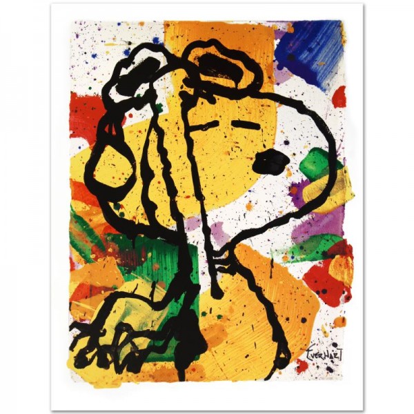 Salute Limited Edition Collectible Lithographic Art Print by Renowned Charles Schulz Protege Tom Everhart