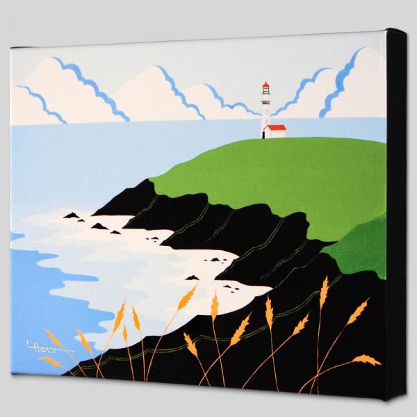 Fisherman's Lighthouse Limited Edition Giclee on Canvas by Larissa Holt