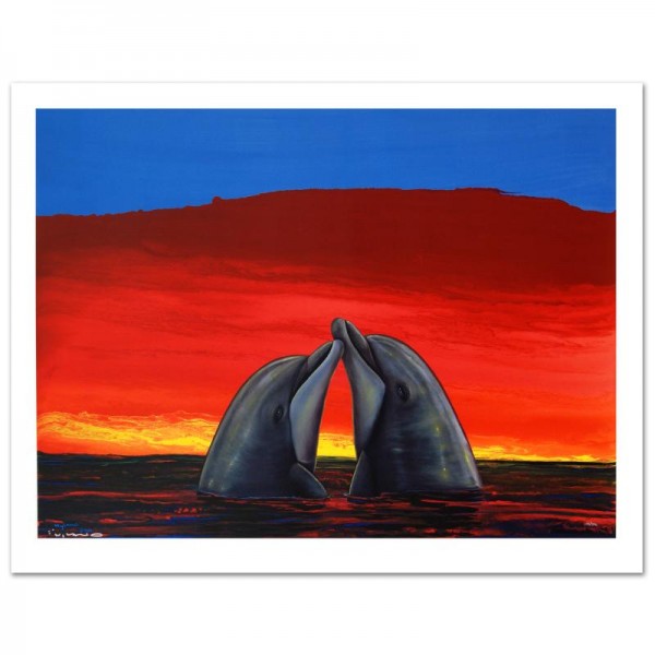 Sunset Romance Limited Edition Giclee on Canvas by Renowned Artist Wyland