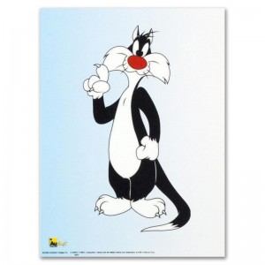 Sylvester Limited Edition Sericel by Looney Tunes and Authentic Images! Includes Certificate of Authenticity!