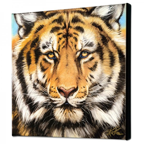 Terrific Tiger Limited Edition Giclee on Canvas by Martin Katon
