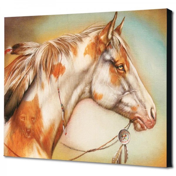 Dreamer Horse Limited Edition Giclee on Canvas by Martin Katon