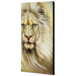 White Lion Limited Edition Giclee on Canvas by Martin Katon