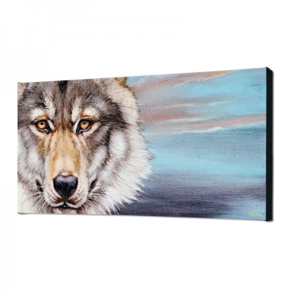 Wolf Limited Edition Giclee on Canvas by Martin Katon