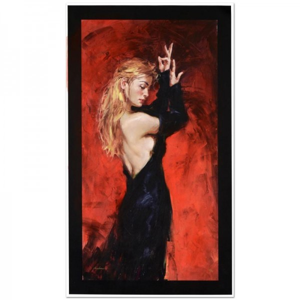 Adel Limited Edition Hand Embellished Giclee on Canvas (20" x 36") by Andrew Atroshenko