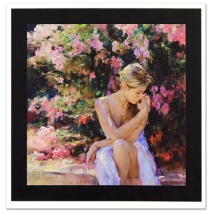 Blooming Beauty Limited Edition Hand Embellished Giclee on Canvas by Mikhail and Inessa Garmash