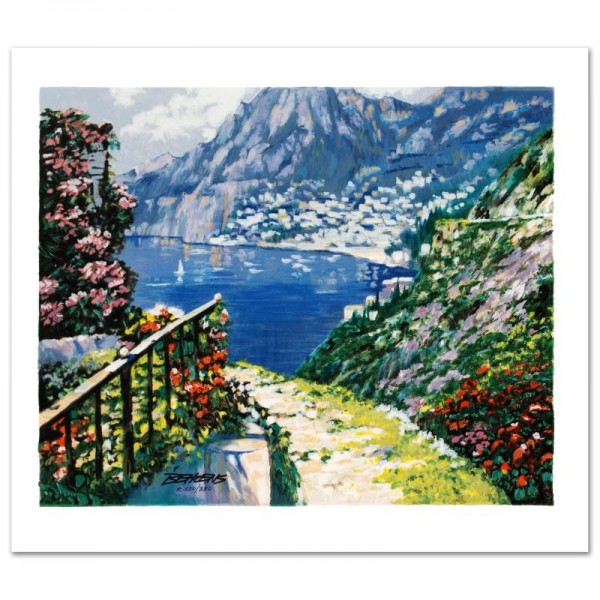 The Road to Positano Limited Edition Serigraph by Howard Behrens (1933-2014)