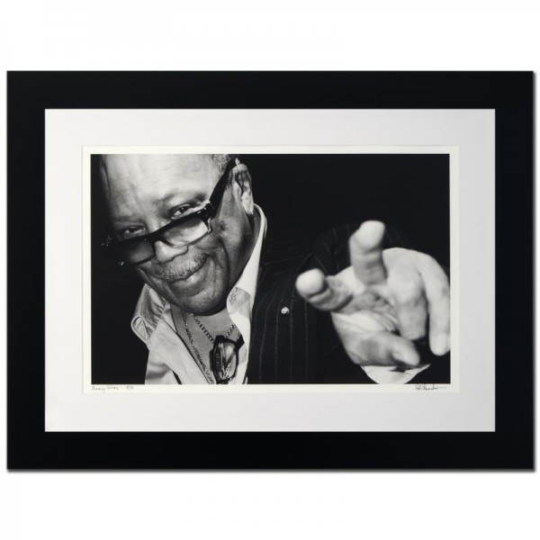 Quincy Jones Limited Edition Giclee by Rob Shanahan