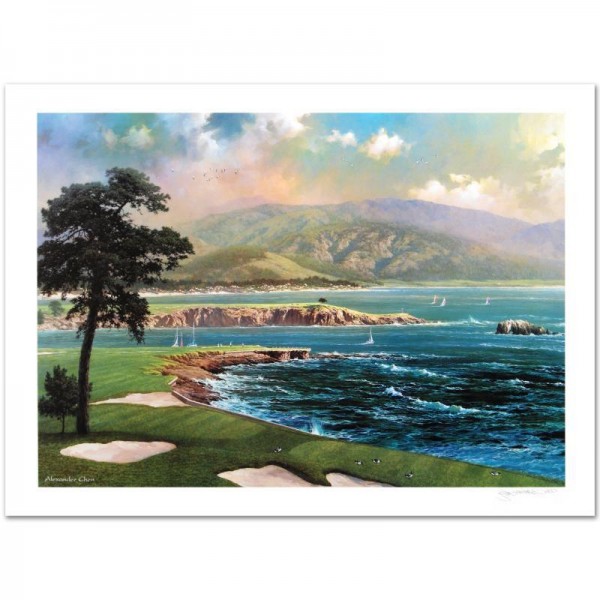 On a Clear Day Limited Edition Lithograph by Alexander Chen! Numbered and Hand Signed with Certificate of Authenticity!