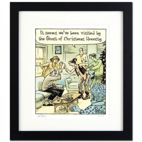 Bizarro! "Christmas Honesty" is a Framed Limited Edition which is Numbered