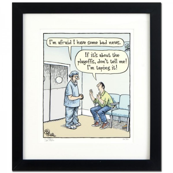 Bizarro! "Hospital Playoffs" is a Framed Limited Edition which is Numbered
