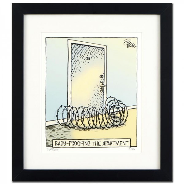 Bizarro! "Baby Proof" is a Framed Limited Edition which is Numbered
