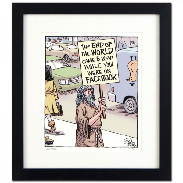 Bizarro! "Facebook Prophet" is a Framed Limited Edition which is Numbered