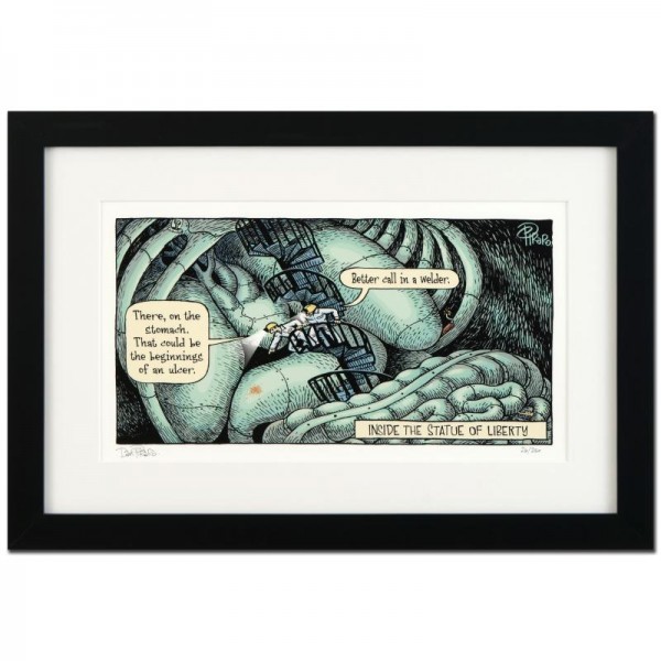 Bizarro! "Inside Liberty" is a Framed Limited Edition which is Numbered