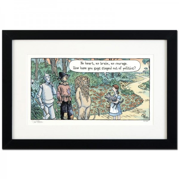 Bizarro! "Oz Politicians" is a Framed Limited Edition which is Numbered