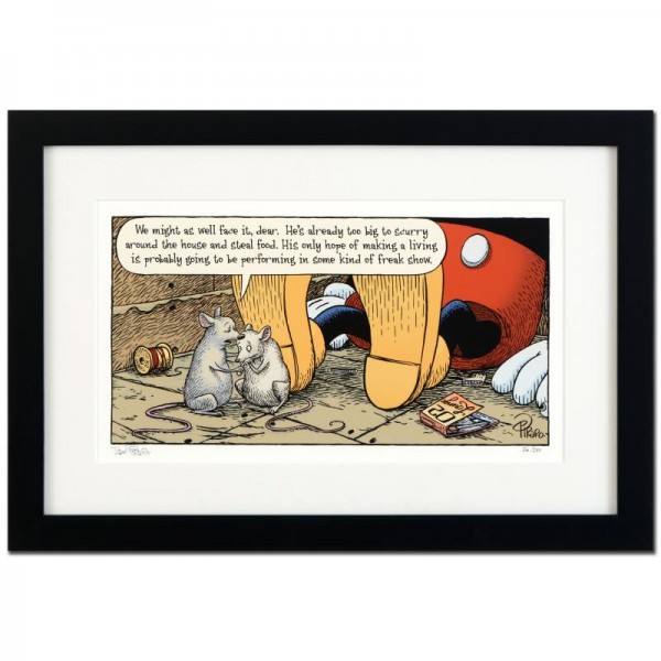 Bizarro! "Mickey's Parents" is a Framed Limited Edition which is Numbered