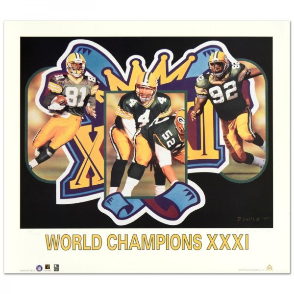 Daniel M. Smith - "World Champion XXXI (Packers)" Limited Edition Lithograph Dated (1997)
