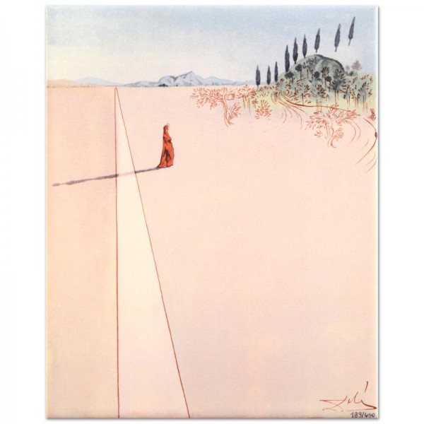Salvador Dali (1904-1989) - "Departure for the Great Journey" SOLD OUT Limited Edition Glazed Ceramic Tile