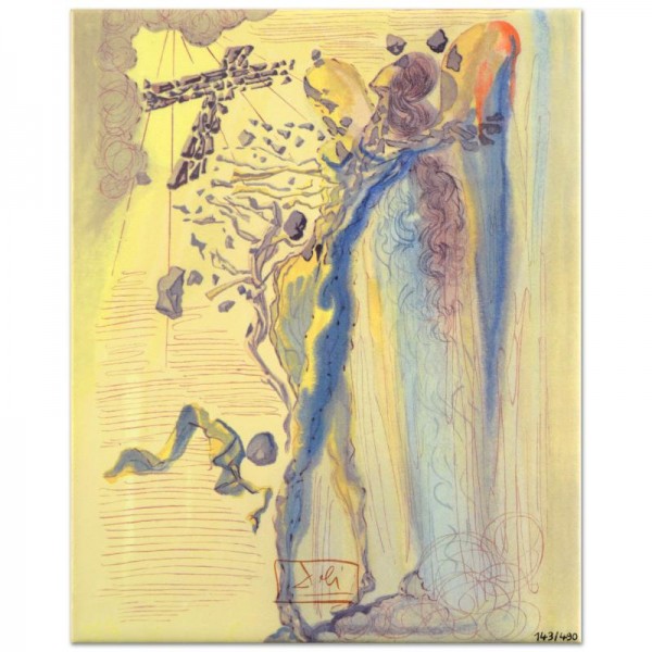 Salvador Dali (1904-1989) - "Shine of Glorious Bodies" SOLD OUT Limited Edition Glazed Ceramic Tile